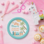 Assiettes En Carton Le grand Surf d'Anniversaire (Fête)