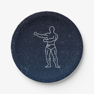 Assiettes En Carton Le gymnaste Muscles minimal
