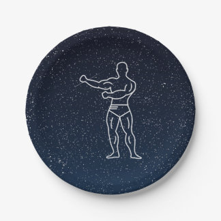 Assiettes En Carton Le gymnaste Muscles minimal