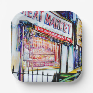 Assiettes En Carton Le jardin de la sagesse de l'East Village