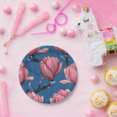 Assiettes En Carton Le jardin de Magnolia (Fête)