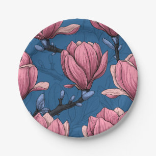 Assiettes En Carton Le jardin de Magnolia
