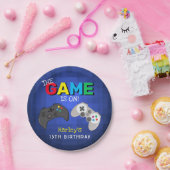 Assiettes En Carton Le Jeu Est En Cours ! | Jeu vidéo Anniversaire (Fête)