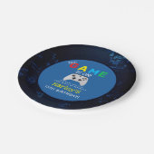 Assiettes En Carton Le Jeu Est En Cours ! Jeu vidéo photo personnalisé (Angle)