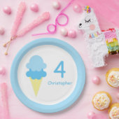 Assiettes En Carton Le Jour du Birthday (Fête)