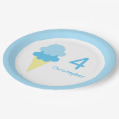 Assiettes En Carton Le Jour du Birthday (Angle)