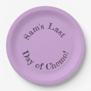 Assiettes En Carton "Le jour passé plaques à papier personnalisées