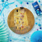 Assiettes En Carton Le Kiss Gustav Klimt (Fête)