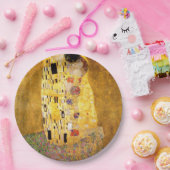 Assiettes En Carton Le Kiss Gustav Klimt (Fête)