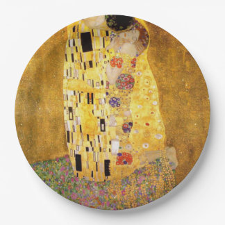 Assiettes En Carton Le Kiss Gustav Klimt
