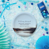 Assiettes En Carton Le lac de Calme en souvenir d'amour (Fête)