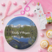 Assiettes En Carton Le lac Sprague II du parc national Rocky Mountain (Fête)