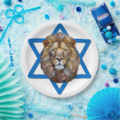 Assiettes En Carton Le Lion De Juda (Fête)