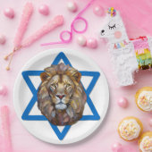 Assiettes En Carton Le Lion De Juda (Fête)