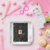 Assiettes En Carton Le Mahjong plaque de papier à thème avec le Dragon (Fête)