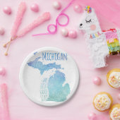 Assiettes En Carton Le Michigan (Fête)