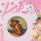 Assiettes En Carton Le Minotaure (par George Frederic Watts) (Fête)