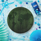 Assiettes En Carton Le monde dans la matrice (Fête)