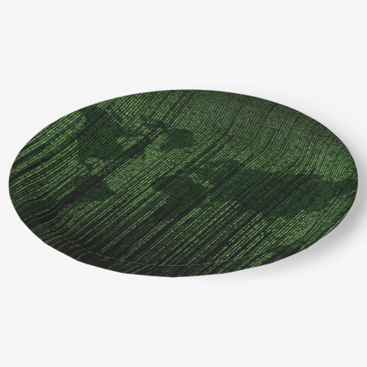 Assiettes En Carton Le monde dans la matrice (Angle)