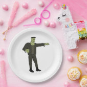 Assiettes En Carton Le monstre (Fête)