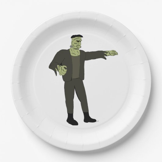 Assiettes En Carton Le monstre (Devant)