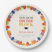 Assiettes En Carton Le Nouveau Grad Sur L'Édifice Met L'Étudiant (Devant)