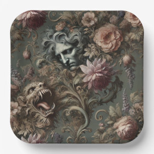 Assiettes En Carton Le paradoxe du gardien de route - Coussin mythique