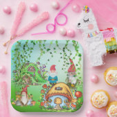 Assiettes En Carton Le parti de Gnome (Fête)