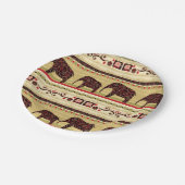 Assiettes En Carton Le patchwork africain (Angle)