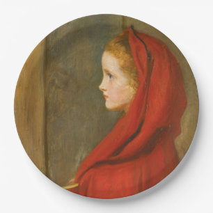 Assiettes En Carton Le Petit Chaperon rouge (par John Everett Millais)