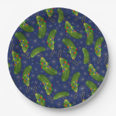 Assiettes En Carton Le pickle de Noël (Devant)