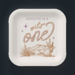 Assiettes En Carton Le plus sauvage de violet dans les Plaques de West<br><div class="desc">Plaques de Fête de Fille Occidentale Prêt à être personnalisé par vous!</div>