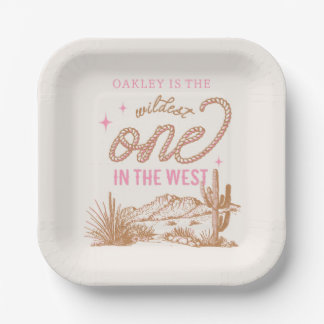 Assiettes En Carton Le plus sauvage des Plaques du Parti Ouest
