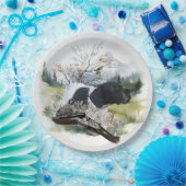 Assiettes En Carton Le pointeur anglais (Fête)