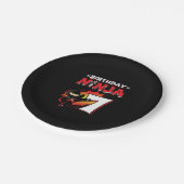 Assiettes En Carton Le poison de la fête de Ninja (Angle)