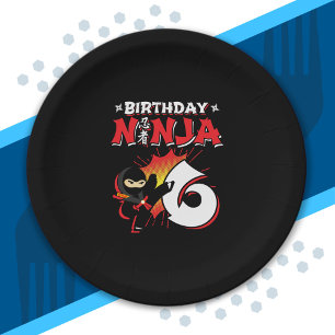 Assiettes En Carton Le poison de la fête de Ninja