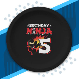 Assiettes En Carton Le poison de Ninja Birthday