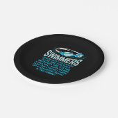 Assiettes En Carton Le Poison de Swimming Lover (Angle)