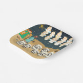 Assiettes En Carton Le premier Noël 3D Les bergers (Angulaire)