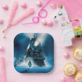 Assiettes En Carton Le pyjama d'Express polaire (Fête)