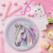 Assiettes En Carton Le rêve de Unicorn (Fête)
