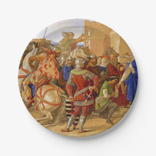 Assiettes En Carton Le roi Arthur et les chevaliers de la table ronde