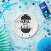 Assiettes En Carton Le Roi Du Grill (Fête)