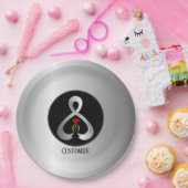 Assiettes En Carton Le ruban de sensibilisation de Parkinson (Fête)