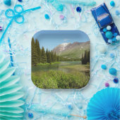 Assiettes En Carton Le ruisseau Grinnell au parc national Glacier (Fête)