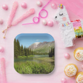 Assiettes En Carton Le ruisseau Grinnell au parc national Glacier (Fête)