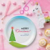 Assiettes En Carton Le Sapin (Fête)