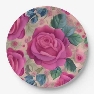 Assiettes En Carton Le Sauveur Des Roses - Doux Et Sereine