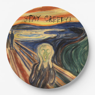 Assiettes En Carton LE SCREAM StAy Déplaisant HaWeeN