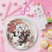 Assiettes En Carton Le Setter anglais, la chasse à la passion (Fête)